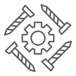 Construction scrap removal icon