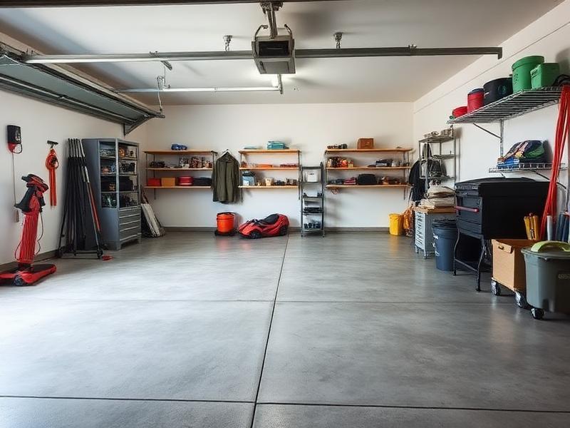 Clean and organized garage after professional junk removal